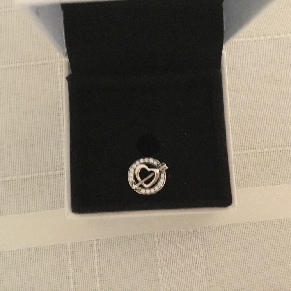 PANDORA RETIRED REFLEXIONS SNAKE CHARM BRACELET/RETIRED PANDORA HEART CLIP - Picture 3 of 10